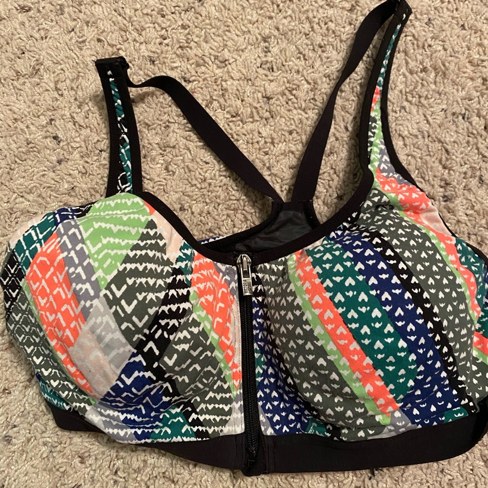 VICTORIA SPORT FRONT ZIP SPORTS BRA